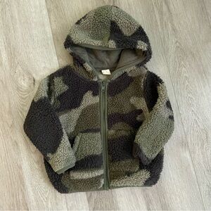 Baby boy sherpa coat